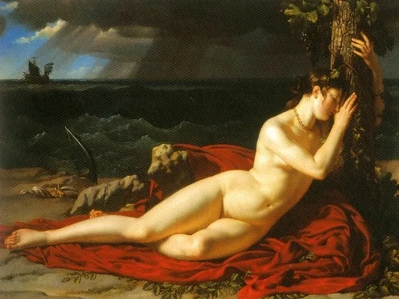 1780-Alphonse Gaudar de La Verdine - Arianna abbandonata da Teseo